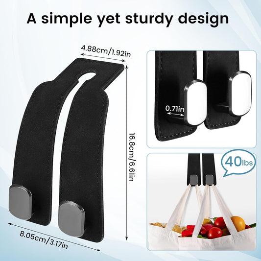 Car Seat Headrest Hooks – Purse Hook for Car