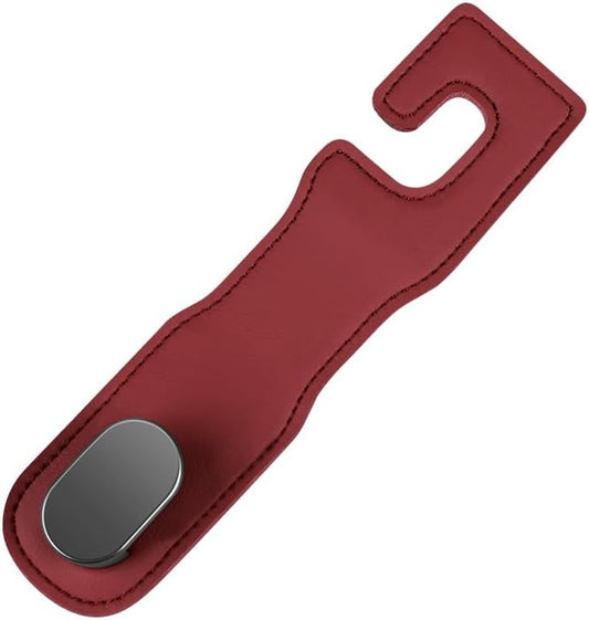 Universal Car Seat Back Storage Hook, Premium Stitched