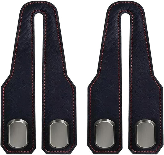 2 Pcs Car Seat Back Storage Hook, 2026 New Heavy Duty Headrest Hooks for Car, Durable Car Seat Hooks Holder Organizer for Purse Bags Handbags Interior Accessories