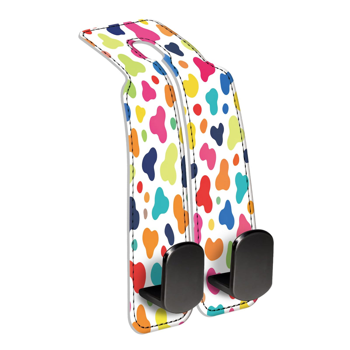 Car Seat Back Storage Hook, Funny Car Purse Hook, Cute Vehicle Storage Organizer for Purses Handbags Boho Cute Floral