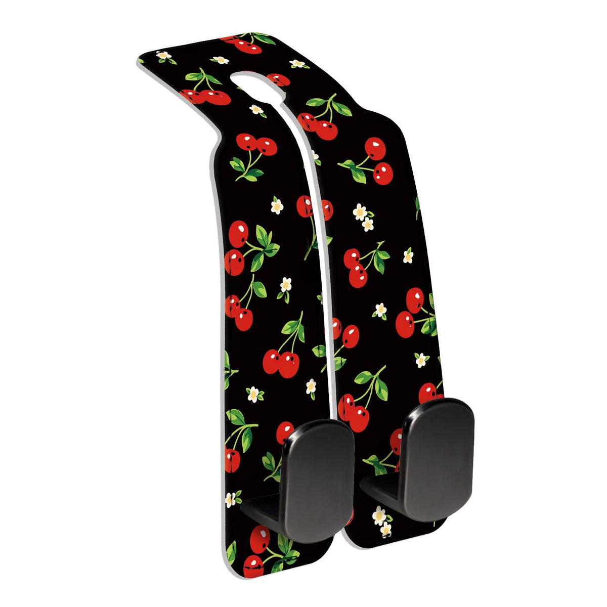Car Seat Back Storage Hook, Funny Car Purse Hook, Cute Vehicle Storage Organizer for Purses Handbags Orange Flower Mushroom
