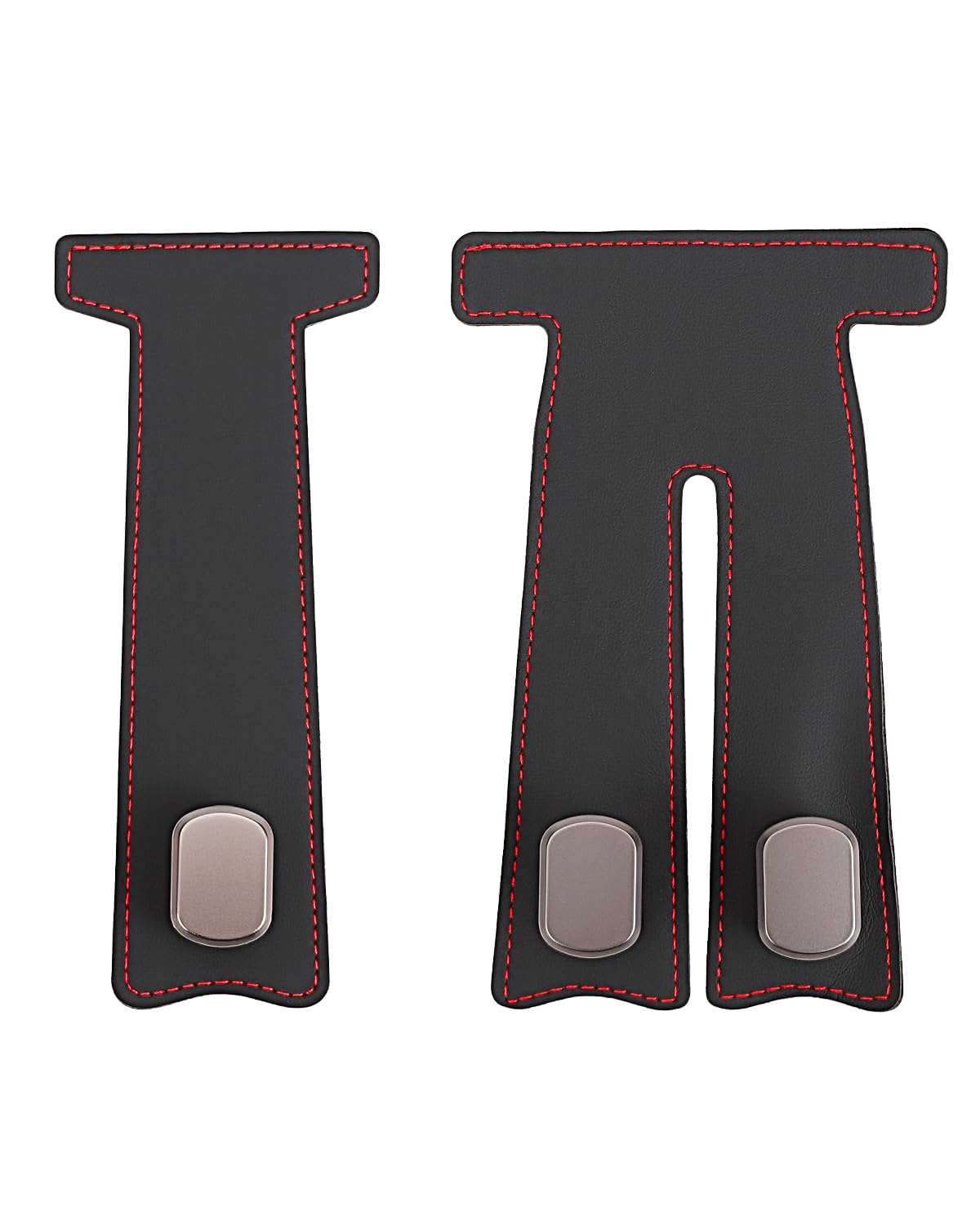 2PCS Car Co-Pilot Glove Box Organizer Hooks, Anti-Scratch Passenger Glovebox Storage Hangers, Universal Hanging Hook for Purses Bags Umbrellas (Black)