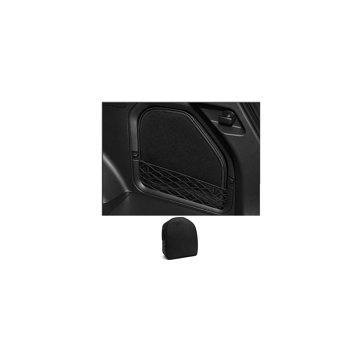 For 2026 Toyota RAV4 Center Console Passenger Glove Box Divider Organizer ABS Material Easy to Pick Up&Install, 6th Gen Hybrid&Plug-in Hybrid Interior Accessories