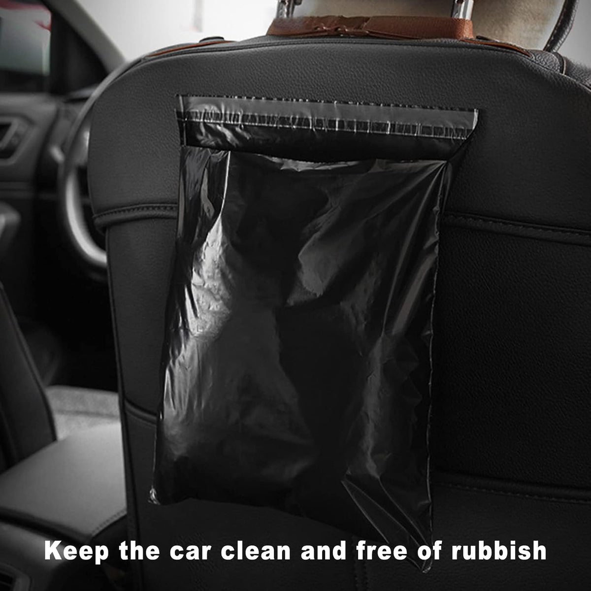 Disposable Car Trash Bags Self Adhesive Cleaning Bags 100