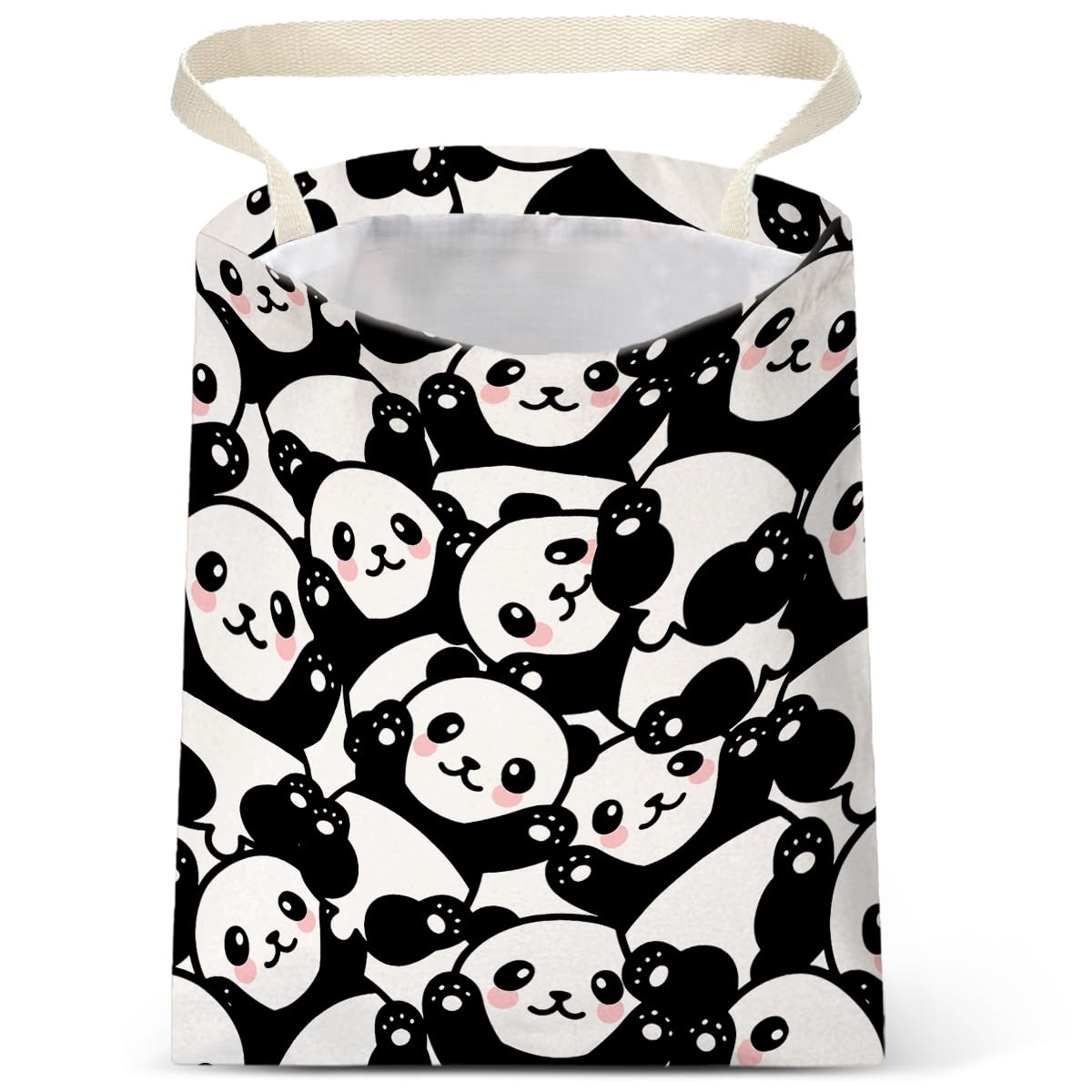 Car Trash Bag Hanging No Snap Small Garbage Bag for Car Back Seat Cute Printed One-handed Strap Trash Bags Car Accessories-Mountain Moon Lake Car Trash Bags