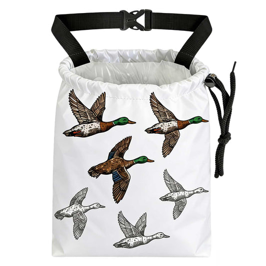 Wild Ducks Car Trash Bag - Waterproof Car Trash Bag Hanging Leakproof Car Garbage Bag - Washable Reusable Trash Bag for Car Interior Hanging Organizer Storage Vehicle Travelling Camping