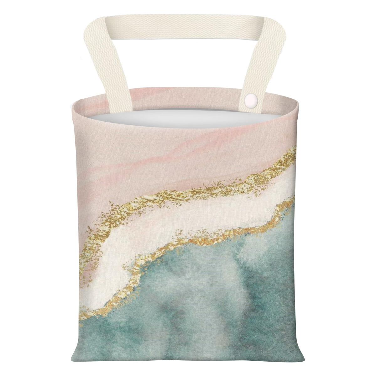 Hanging Car Garbage Bag, Cute Car Trash Can Bag, Automotive Accessories for Women Men Cute Green Peacock