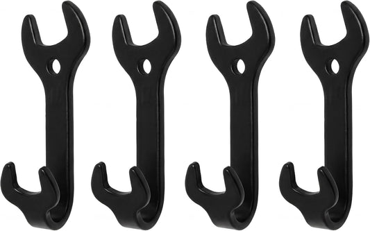 4 Pcs Vintage Wrench Shape Coat Hooks Decorative Wall Hooks