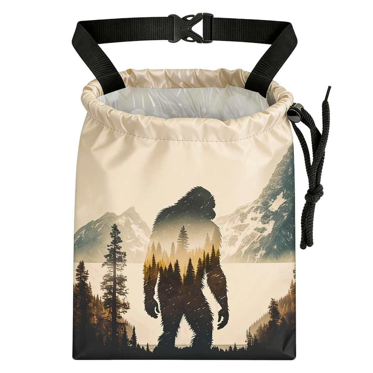 Wild Ducks Car Trash Bag - Waterproof Car Trash Bag Hanging Leakproof Car Garbage Bag - Washable Reusable Trash Bag for Car Interior Hanging Organizer Storage Vehicle Travelling Camping