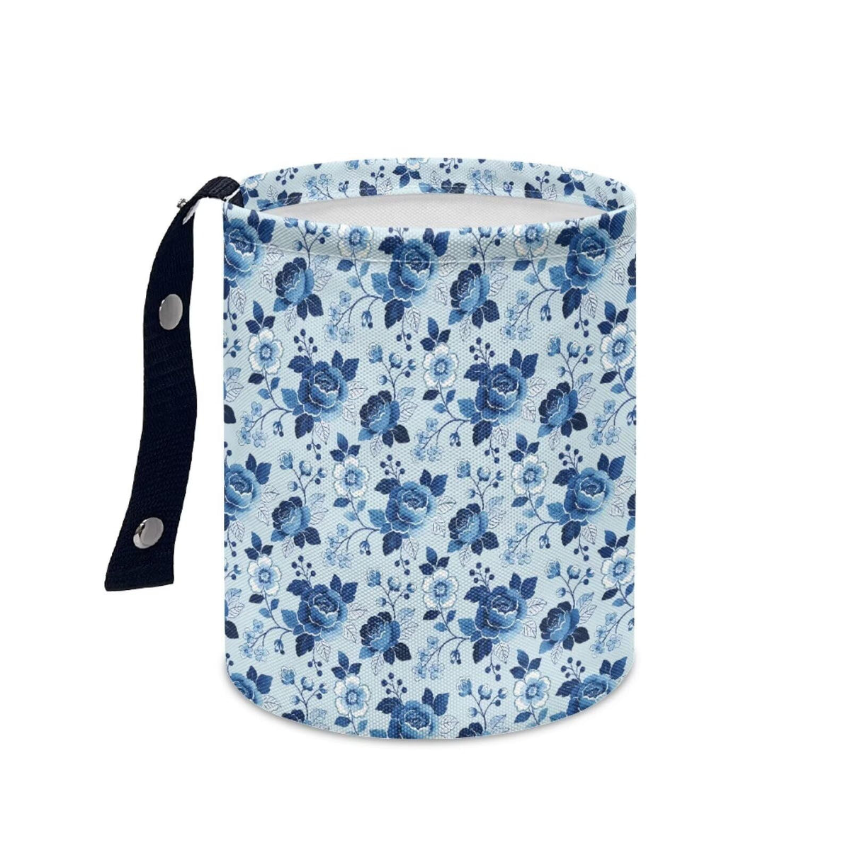 Boho Flowers Car Trash Can Waterproof Auto Vehicle Garbage Organizer Bag Hanging Car Waste Basket Holder for Front Seat Back, Seat, Floor, Headrest