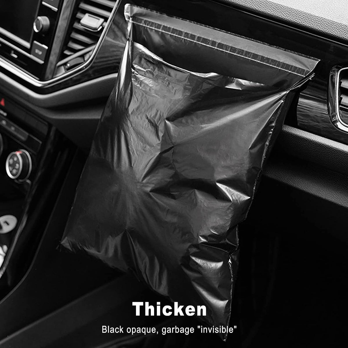 Disposable Car Trash Bags Self Adhesive Cleaning Bags 100