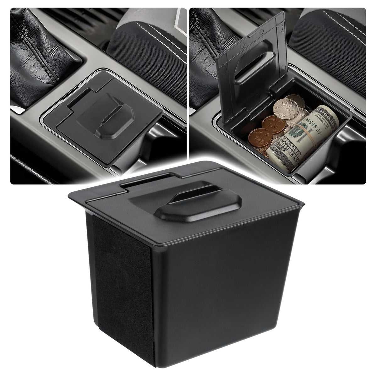 Autorder Center Console Organizer for 2022 2023 2024 2025 2026 Lexus NX NX 250/NX 350/NX 350h 450h+ Accessories Armrest Storage Box Secondary Insert Tray with Anti-Slip Mat