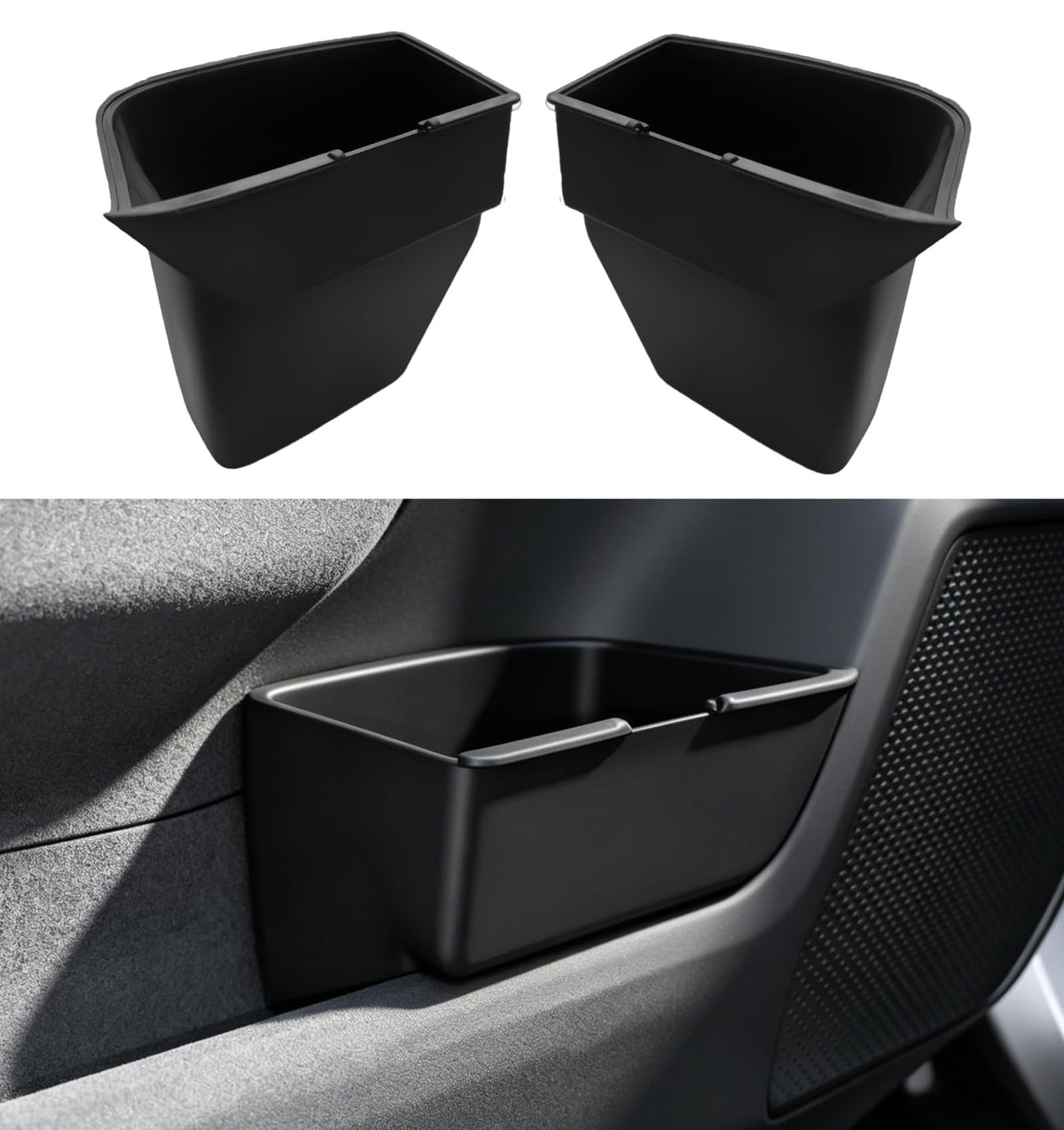 For 2026 Toyota RAV4 Center Console Passenger Glove Box Divider Organizer ABS Material Easy to Pick Up&Install, 6th Gen Hybrid&Plug-in Hybrid Interior Accessories