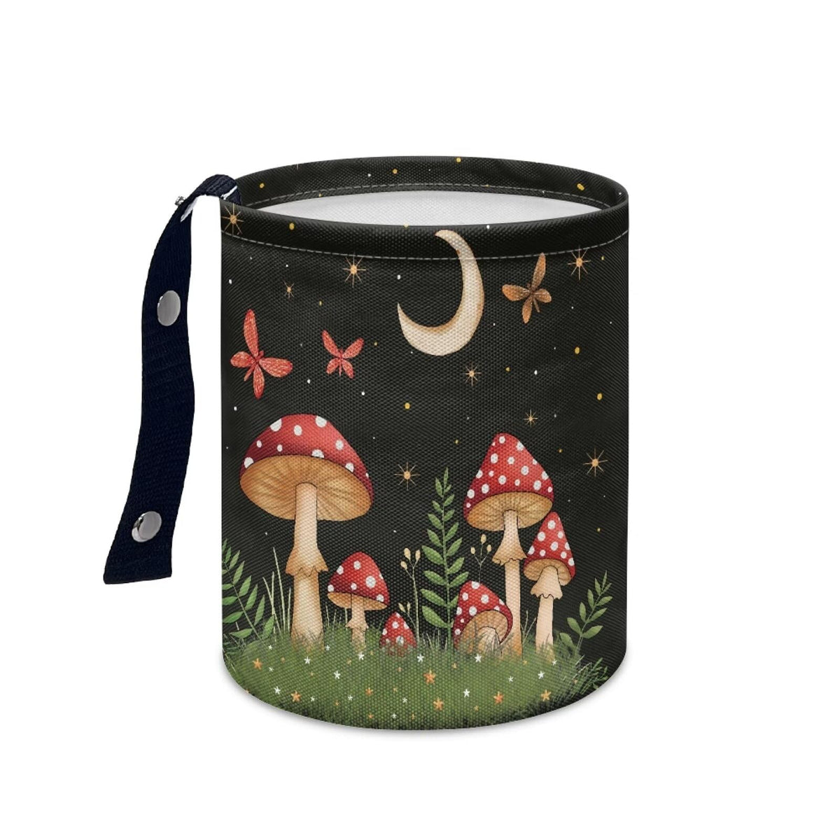 Boho Flowers Car Trash Can Waterproof Auto Vehicle Garbage Organizer Bag Hanging Car Waste Basket Holder for Front Seat Back, Seat, Floor, Headrest