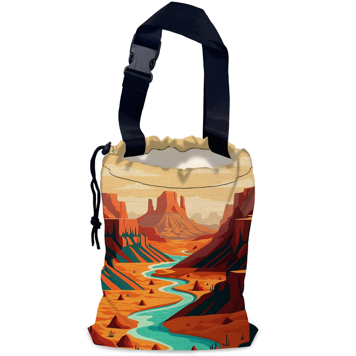 Car Trash Bag Waterproof Hanging Car Garbage Bag Black Cats Floral