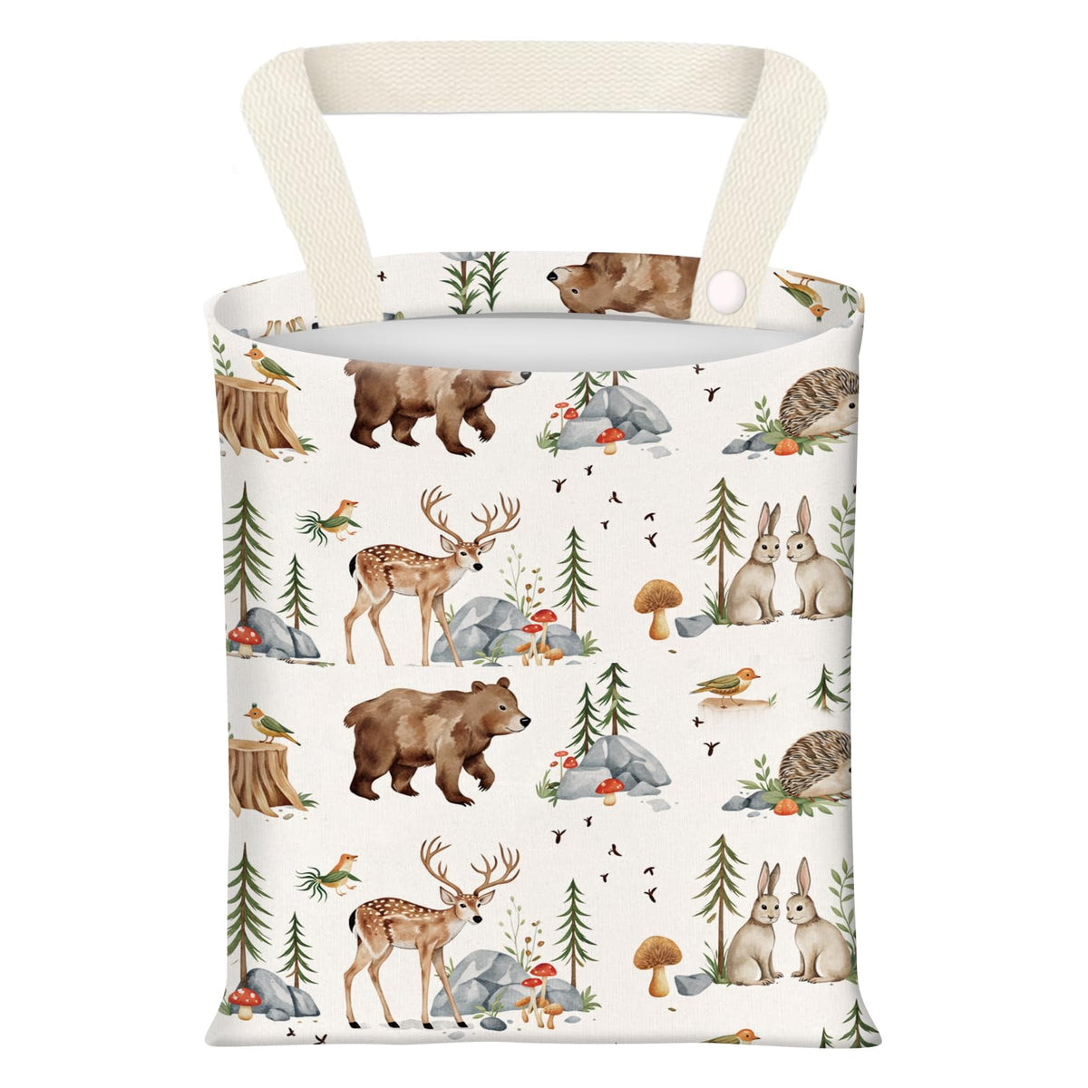 Hanging Car Garbage Bag, Cute Car Trash Can Bag, Automotive Accessories for Women Men Bigfoot USA Flag