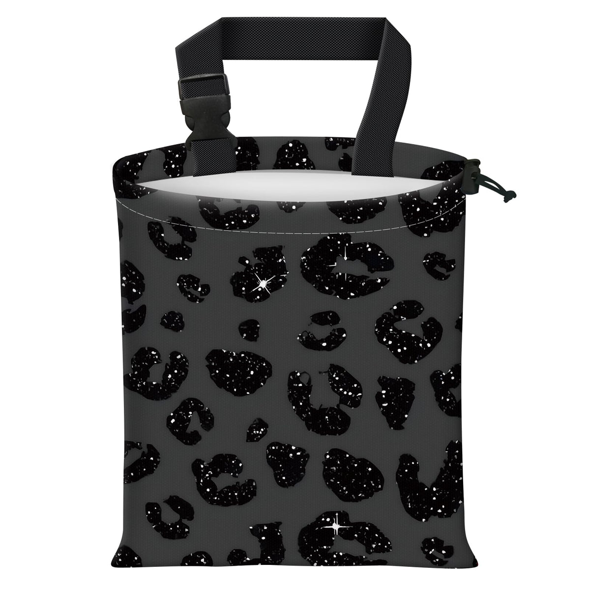 Car Trash Bag Large Hanging Can for Back of Seat, Cute Waterproof Car Garbage Bag for Vehicle, Travelling, Outdoor Cute Black Beige Plaid