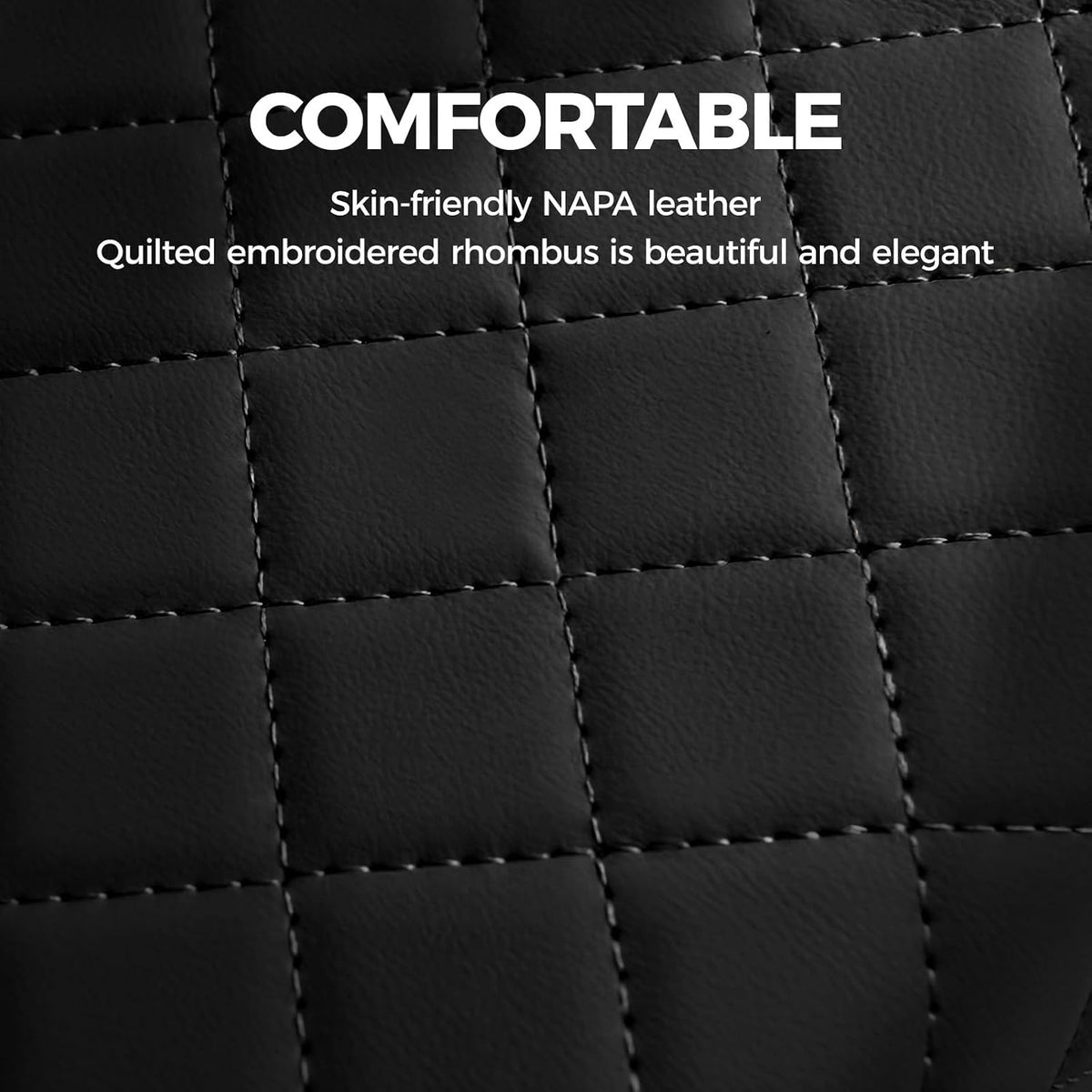 FREESOO Universal 5-in-1 Car Middle Center Console Cover with Cup Holder