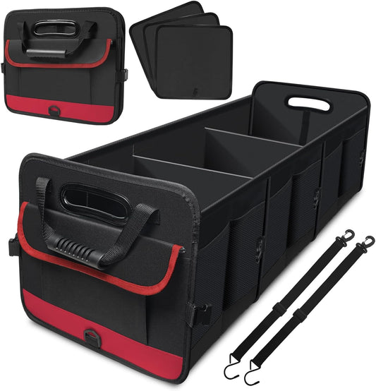 Car Trunk Organizer,Heavy Duty Collapsible 95 L Capacity Car Trunk Storage