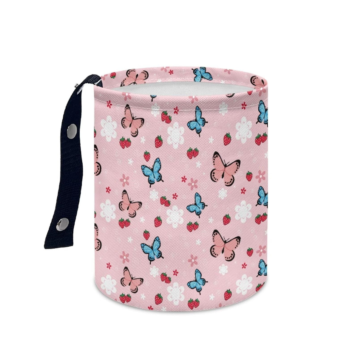 Boho Flowers Car Trash Can Waterproof Auto Vehicle Garbage Organizer Bag Hanging Car Waste Basket Holder for Front Seat Back, Seat, Floor, Headrest
