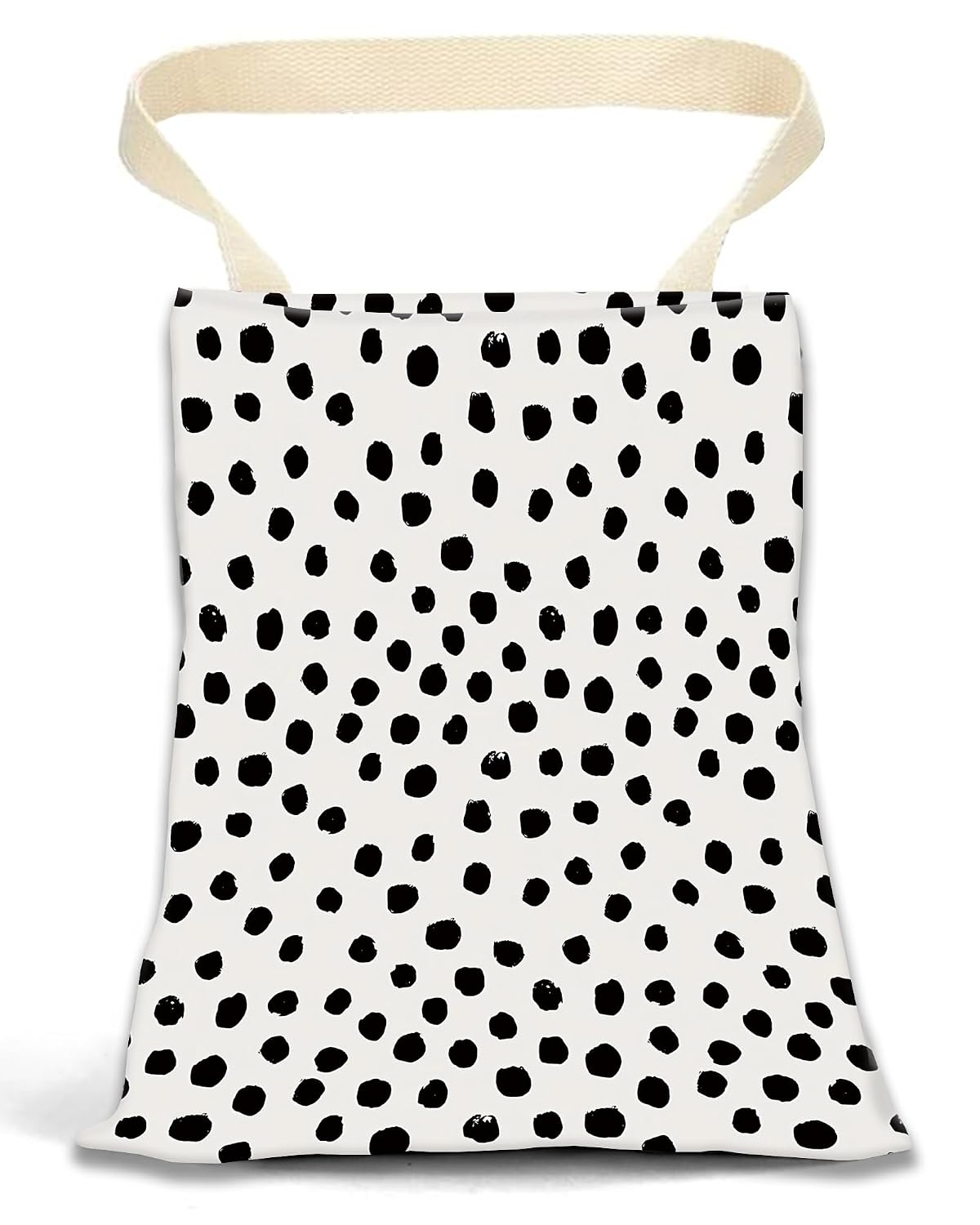 Car Garbage Can, Hanging Car Trash Can for Back Seat Organizer, Cute Polka Dots