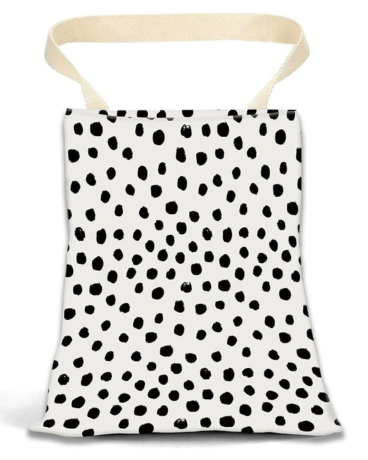 Car Garbage Can, Hanging Car Trash Can for Back Seat Organizer, Cute Polka Dots