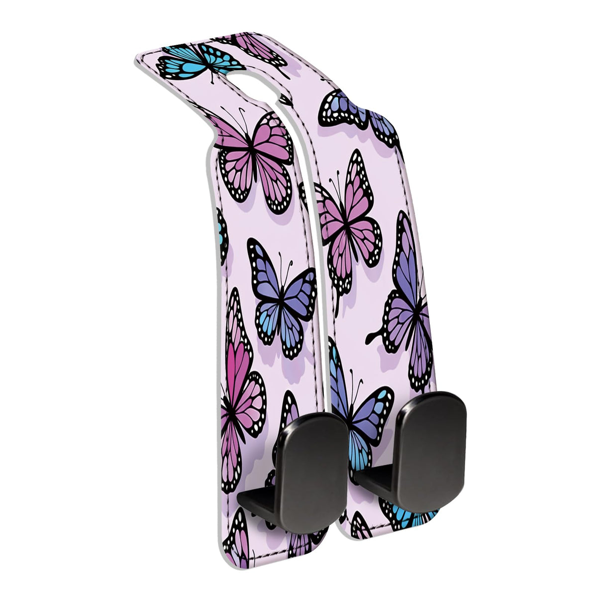 Car Seat Back Storage Hook, Funny Car Purse Hook, Cute Vehicle Storage Organizer for Purses Handbags Boho Cute Floral