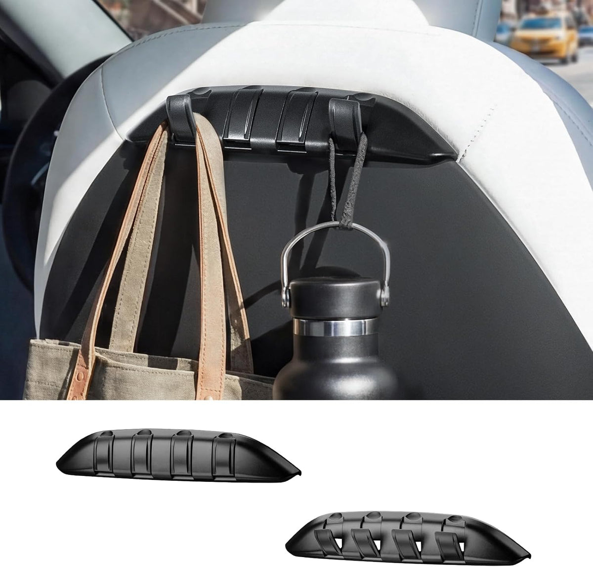 Motrobe 2PCS Foldable Seat Back Hooks for Tesla Model Y/3/S 2017-2026