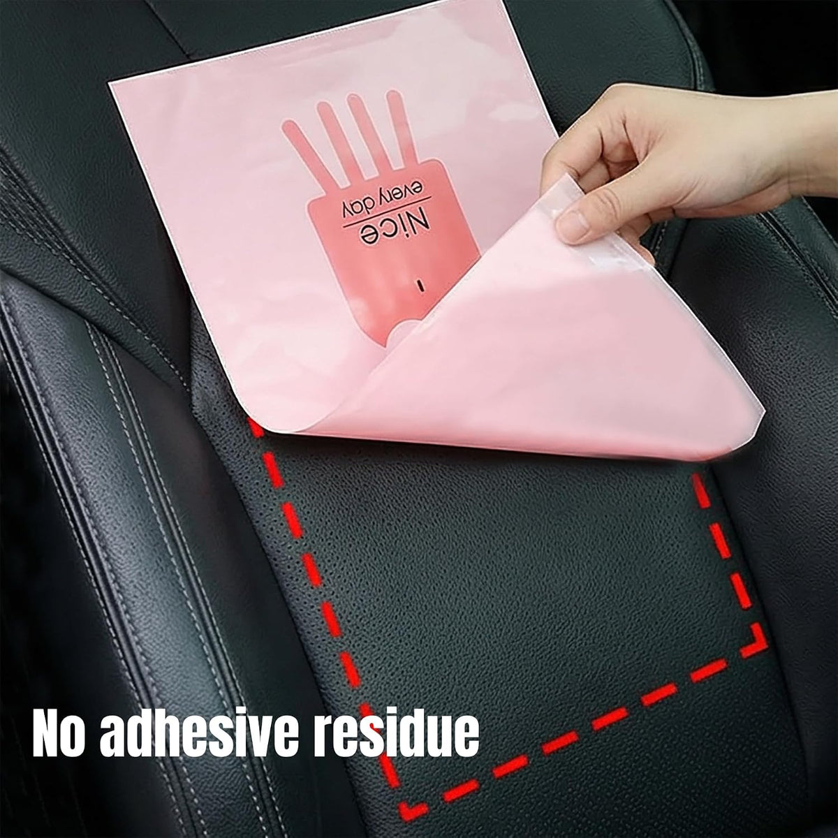Hiceeden 120pcs Car Trash Bag, Stick-on Disposable Trash Bag