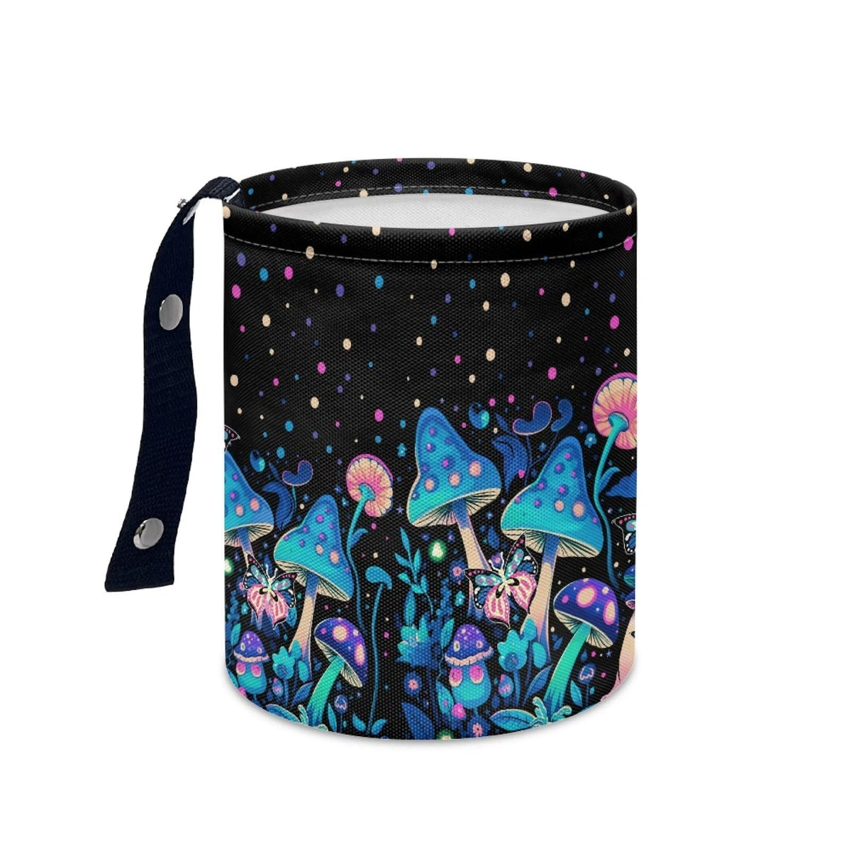 Boho Flowers Car Trash Can Waterproof Auto Vehicle Garbage Organizer Bag Hanging Car Waste Basket Holder for Front Seat Back, Seat, Floor, Headrest