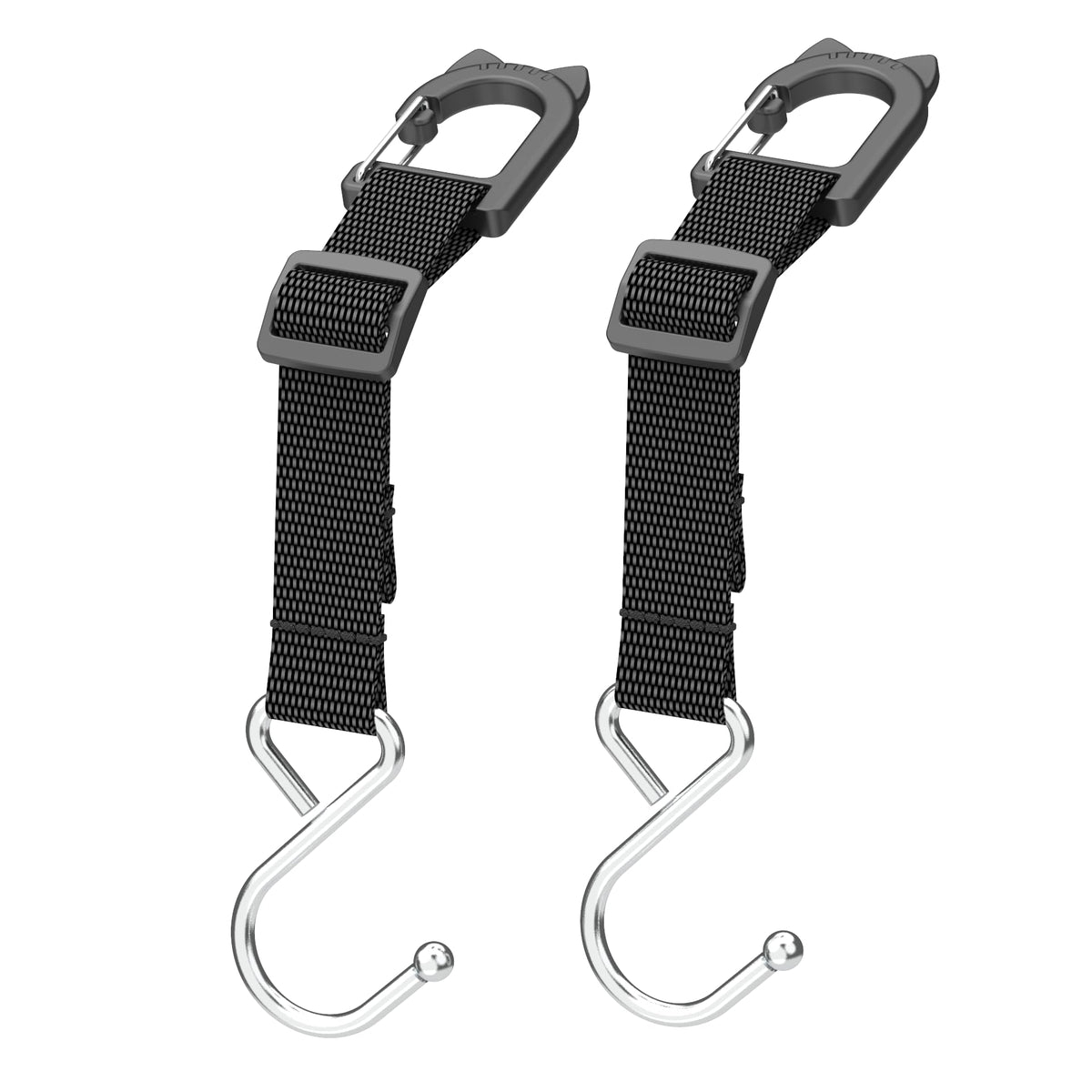 Purse Hook for Car, Adjustable Headrest Hooks, 2 Pack