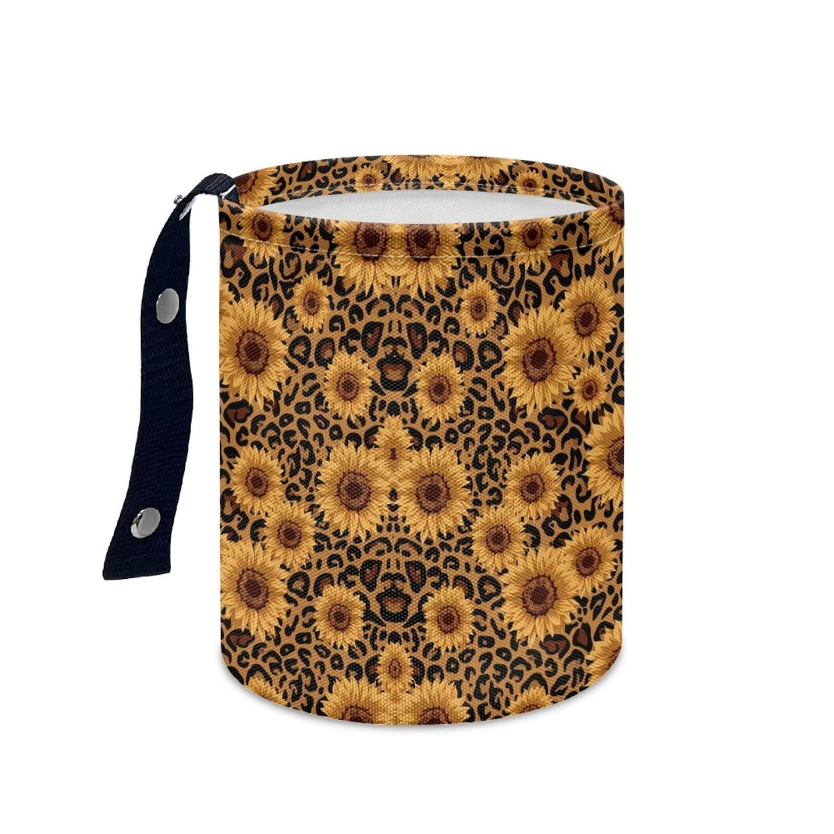 Boho Flowers Car Trash Can Waterproof Auto Vehicle Garbage Organizer Bag Hanging Car Waste Basket Holder for Front Seat Back, Seat, Floor, Headrest