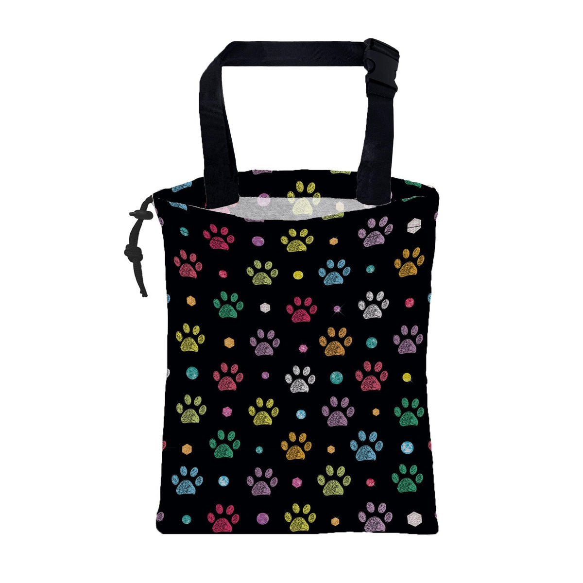 Car Garbage Bag Purple Lavender Flowers Drawstring Car Trash Bag Hanging for Back Seat with Adjustable Buckle Canvas Vehicle Trash Can Easy-to-Install