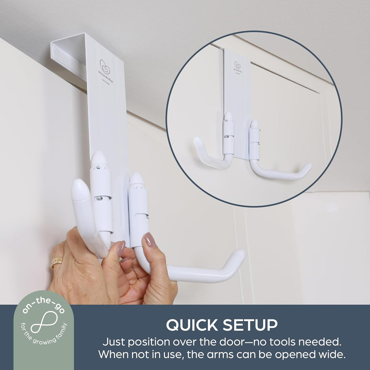 Dreambaby Stroller Storage Hook - Over the Door Stroller Hanger