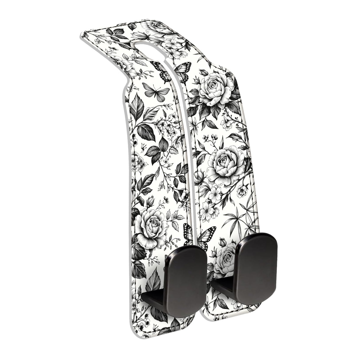 Car Seat Back Storage Hook, Funny Car Purse Hook, Cute Vehicle Storage Organizer for Purses Handbags Boho Cute Floral