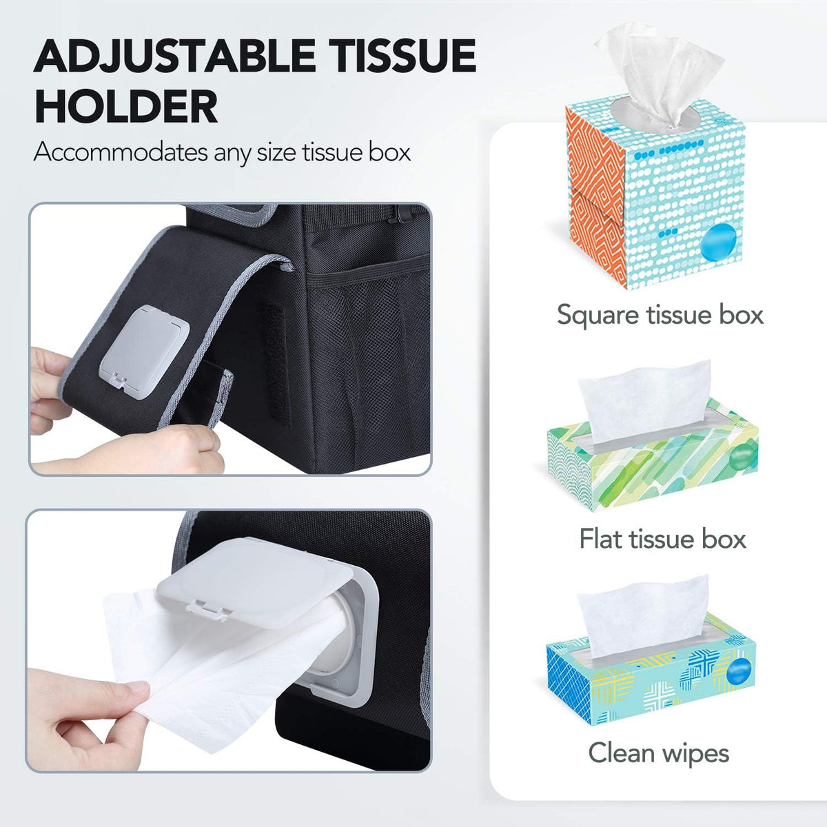Farasla All-in-One Car Trash Can, Garbage Bag for Car