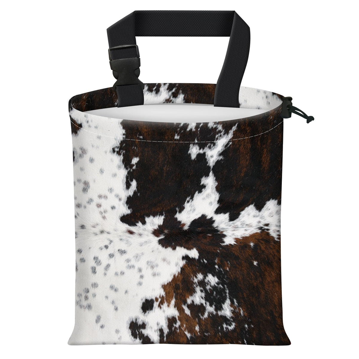 Car Trash Bag Large Hanging Can for Back of Seat, Cute Waterproof Car Garbage Bag for Vehicle, Travelling, Outdoor Cute Black Beige Plaid