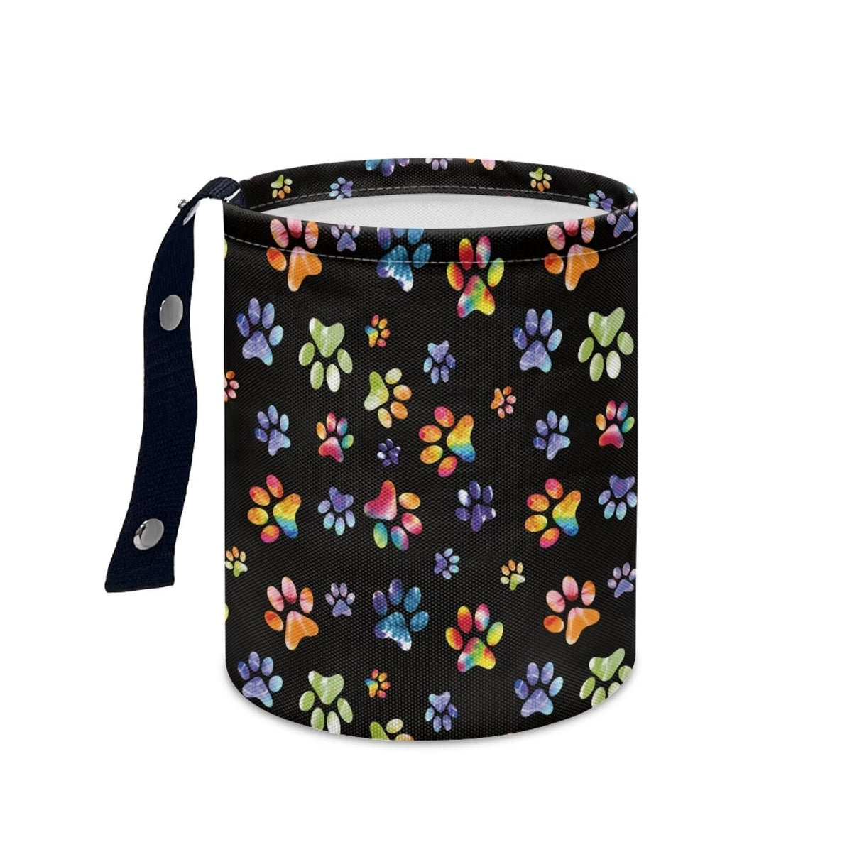 Boho Flowers Car Trash Can Waterproof Auto Vehicle Garbage Organizer Bag Hanging Car Waste Basket Holder for Front Seat Back, Seat, Floor, Headrest