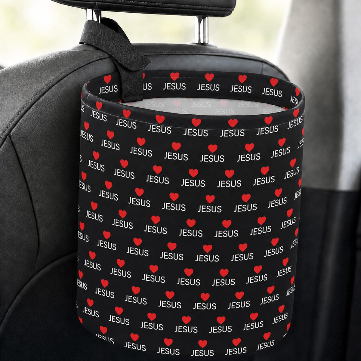Butterfly Car Trash Can Waterproof Auto Garbage Bag Hanging for Back Seat
