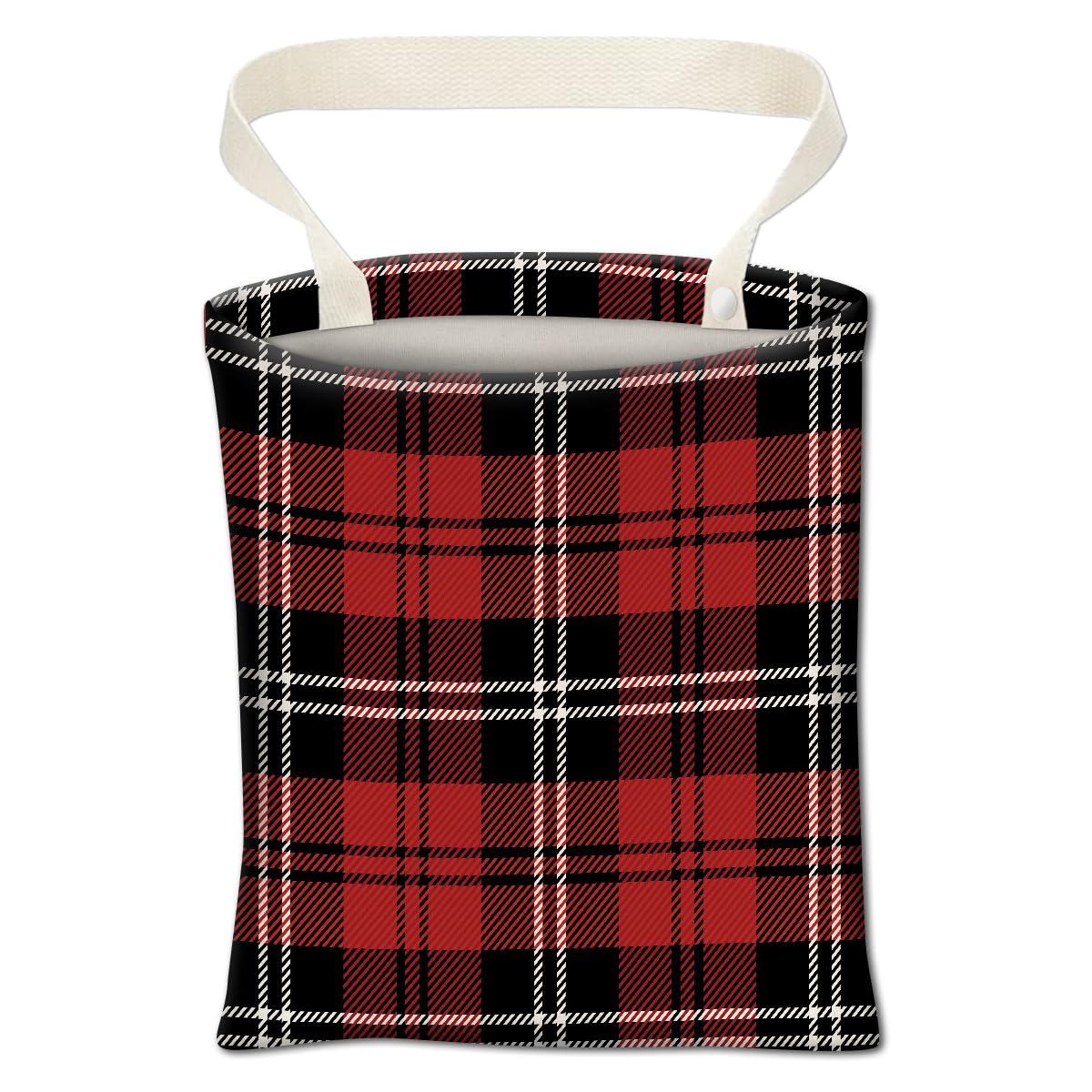Car Trash Can, Cute Car Trash Bag, Hanging Car Organizer and Storage Bag, Trash Bin for Car Accessories, Vehicle, Travelling, Camping Cute Blue Flowers