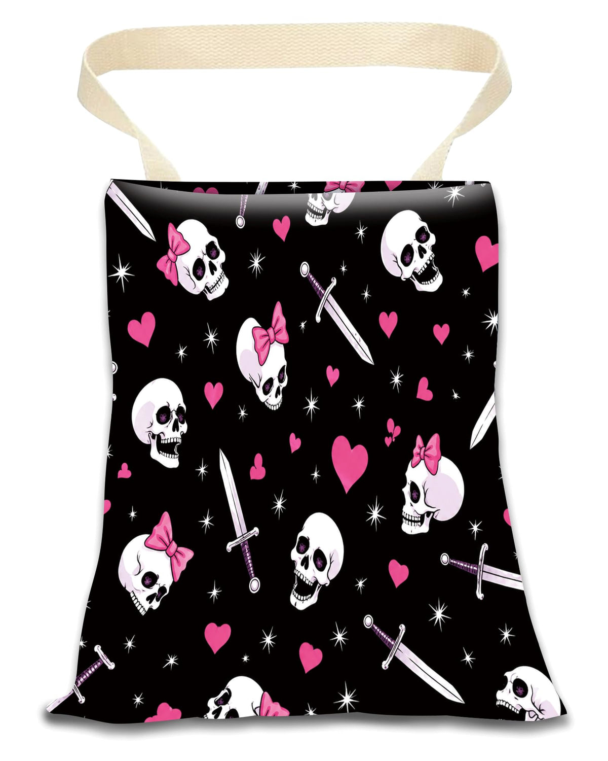 Car Trash Can, Durable Hanging Car Trash Garbage Bag, Cute Automotive Garbage Cans Organizer, Cute Black Bow