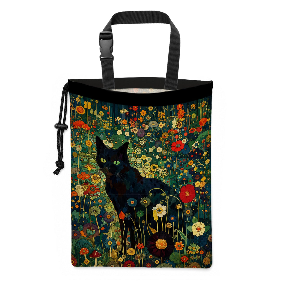 Sage Green Horse Lover Car Trash Bag Hanging, 11x13Inch