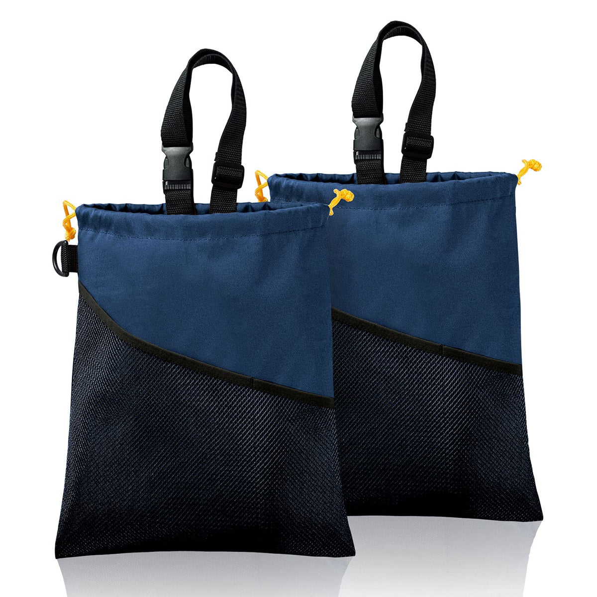 GNEGNI 2PCS Hanging Car Garbage Can - Waterproof Leakproof Trash Bag