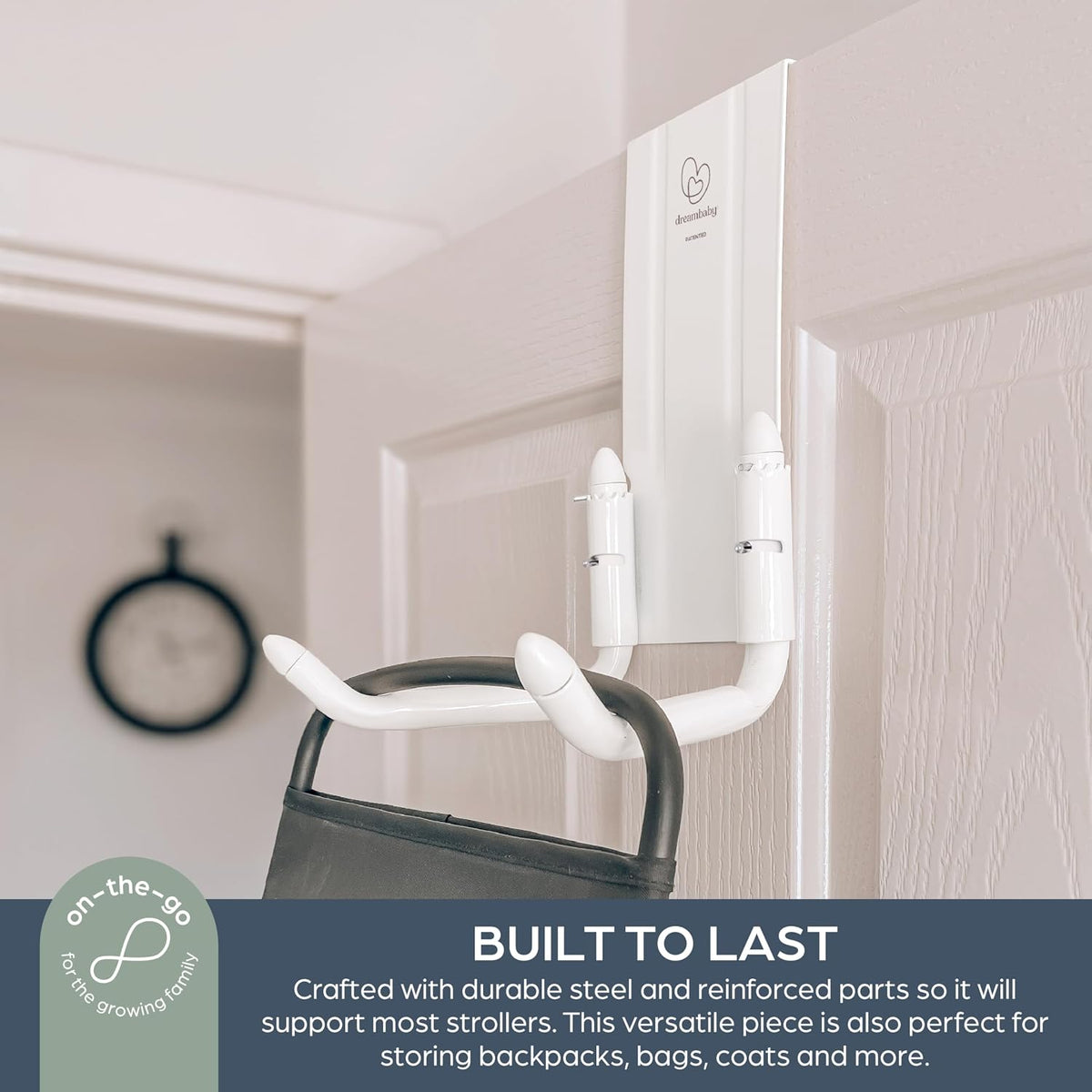 Dreambaby Stroller Storage Hook - Over the Door Stroller Hanger