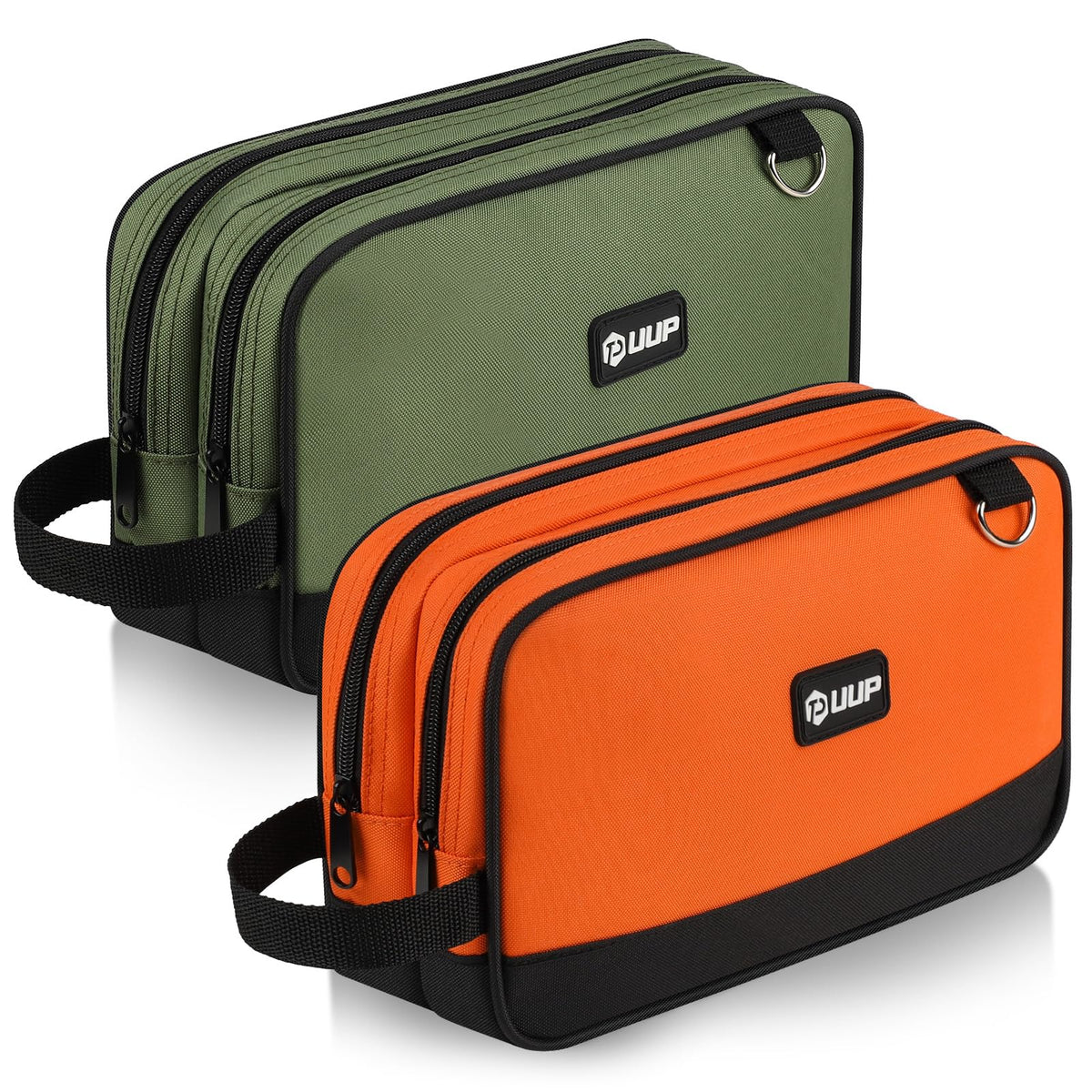 12" Tool Bag Small 2-Pack, Divider Zipper Pouch, Carry Tool Box Organizer