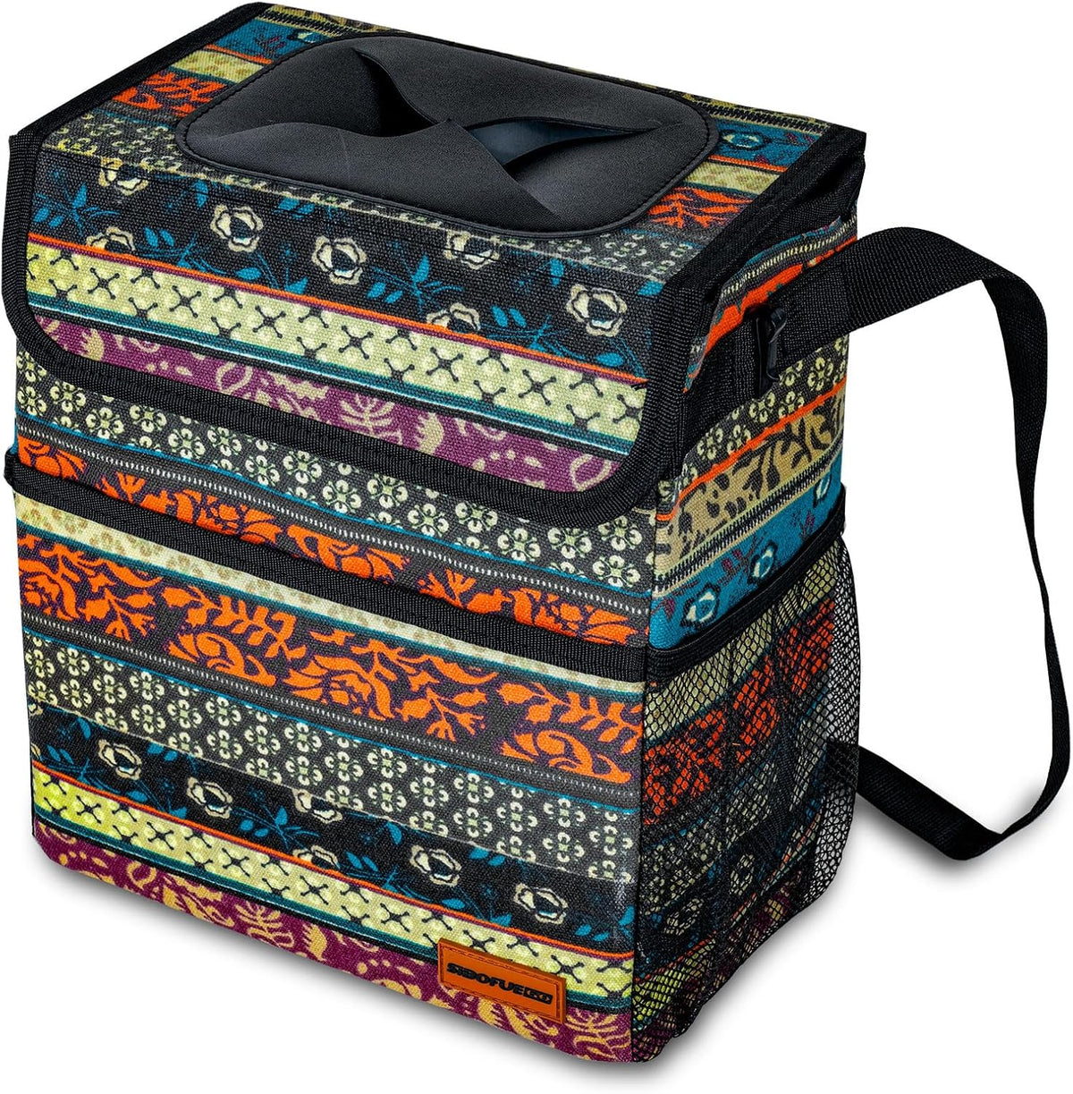 SIBOFUEGO Car Trash Can, Multipurpose Organizer, Leak-Proof Liner, 2 Gallon