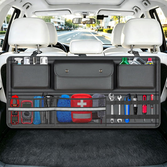 Back Seat Trunk Organizer Backseat Hanging Cargo Storage for Cars