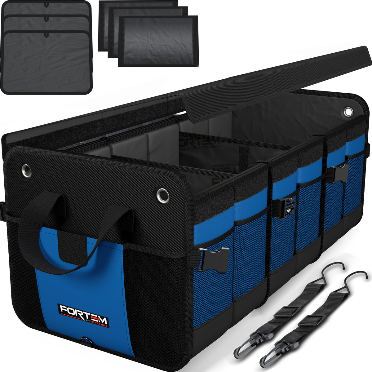 FORTEM Trunk Organizer - Collapsible Car Organizer & Storage Bag for SUVs