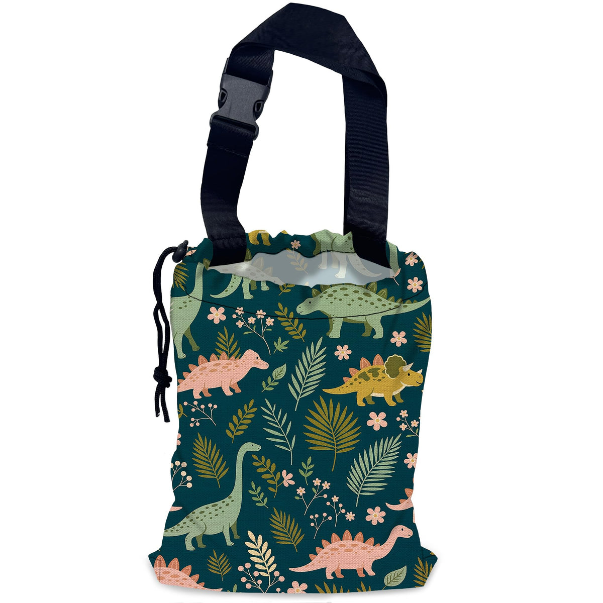 Car Trash Bag Waterproof Hanging Car Garbage Bag Black Cats Floral