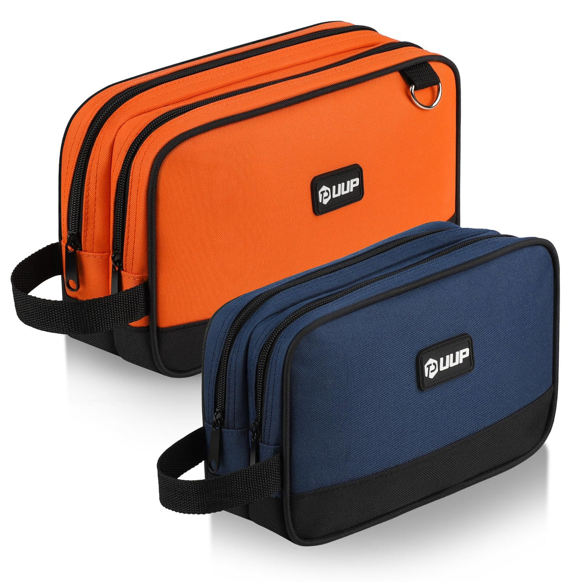 12" Tool Bag Small 2-Pack, Divider Zipper Pouch, Carry Tool Box Organizer